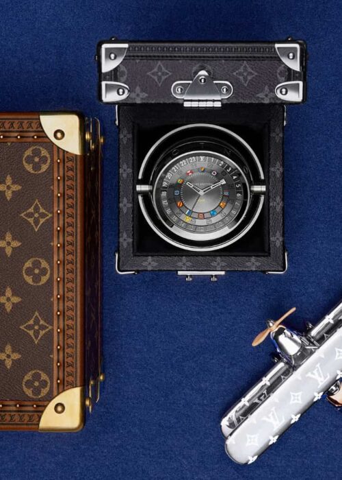 Time Is Gold: LV Truck TableClock